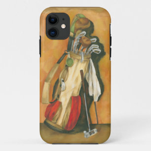 Golf Bag met handschoen van Jennifer Goldberger iPhone 11 Hoesje