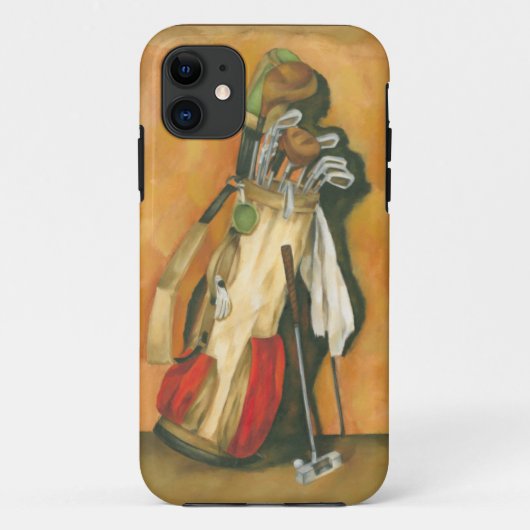 Golf Bag met handschoen van Jennifer Goldberger Case-Mate iPhone Case (Achterkant)