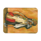 Golf Bag met handschoen van Jennifer Goldberger Magneet (Horizontaal)