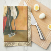 Golf Bag met handschoen van Jennifer Goldberger Theedoek (Quarter Fold)