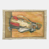 Golf Bag met handschoen van Jennifer Goldberger Theedoek (Horizontaal)