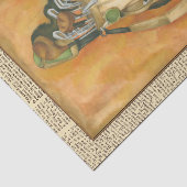 Golf Bag met handschoen van Jennifer Goldberger Tissuepapier (Detail)