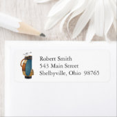 Golf Bag Return Address Labels (Insitu)