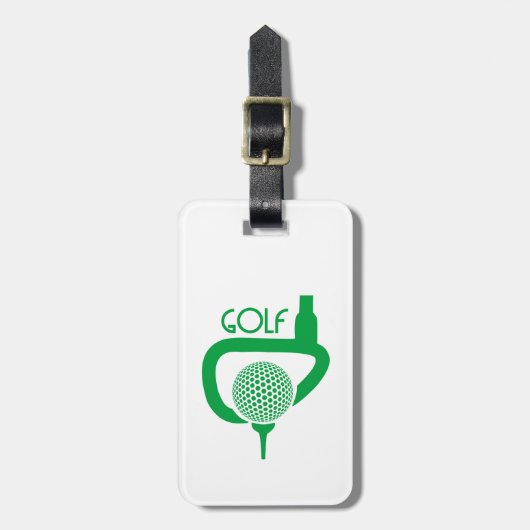 Golf Bagagelabel (Voorkant verticaal)