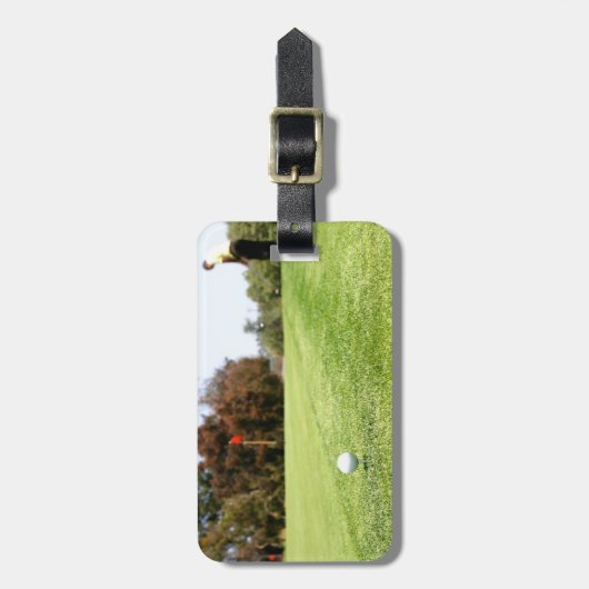 Golf Bagagelabel (Voorkant verticaal)