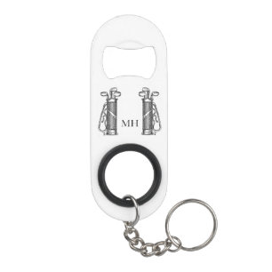 Golf Bags  Golfsport Golfer personaliseren Mini Flessenopener