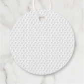 Golf Bal Dimples HACKER Golfen Grappig Gift Wrap Bedankjes Labels (Achterkant)