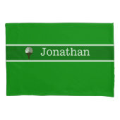 Golf bal Gepersonaliseerd met naam Kussensloop (Voorkant)