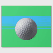 Golf Bal mat inpakpapier groot (Vlak)