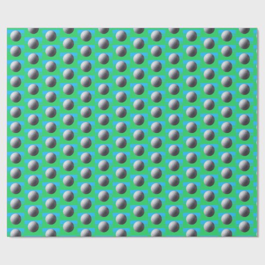 Golf Bal mat inpakpapier klein (Vlak)