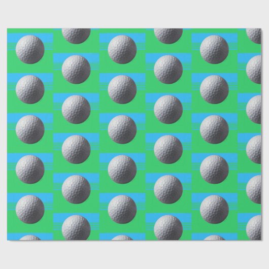 Golf Bal matte wikkelpapier medium Cadeaupapier (Vlak)