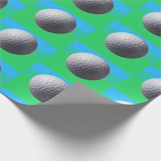 Golf Bal matte wikkelpapier medium Cadeaupapier (Hoek)