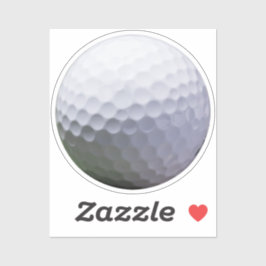 Golf Bal Sport Fotografie Golfer Sticker