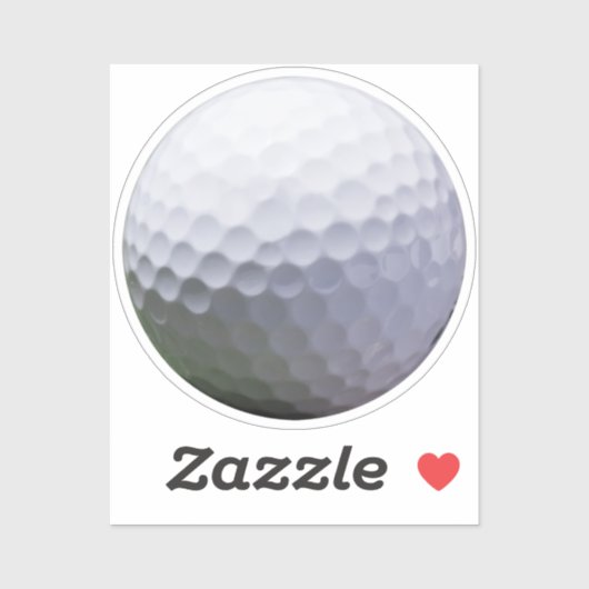 Golf Bal Sport Fotografie Golfer Sticker (Vel)
