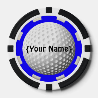 Golf bal spotter poker chip