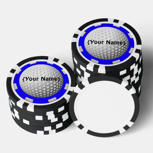 Golf bal spotter poker chip (Opstapeling)