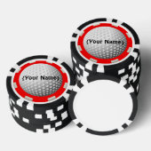 Golf bal spotter poker chip (Opstapeling)