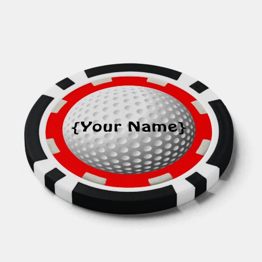 Golf bal spotter poker chip (Enkel)