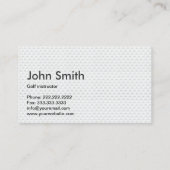 Golf Bal Textuur Professioneel Golf Visitekaartje (Achterkant)