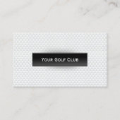 Golf Bal Textuur Professioneel Golf Visitekaartje (Voorkant)