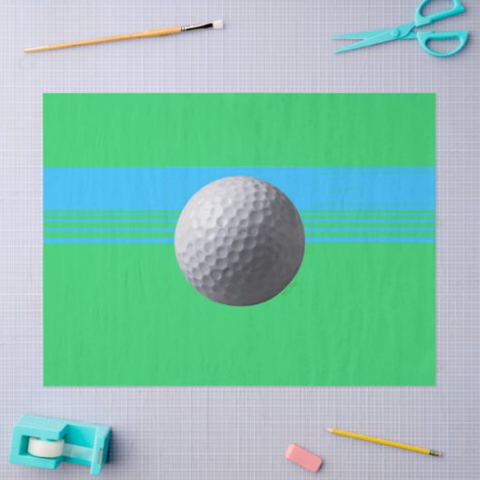 Golf Bal tissuepapier groot (Craft)