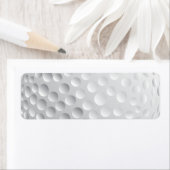 golf_Ball2 WHITE GOLF BALL SPORTS GRAPHICS VECTOR Etiket (Insitu)