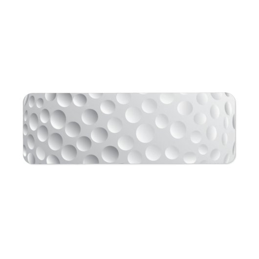 golf_Ball2 WHITE GOLF BALL SPORTS GRAPHICS VECTOR Etiket (Voorkant)