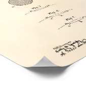 Golf Ball 1908 Patent Art - Old Peper Poster (Hoek)