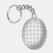 Golf Ball 2 Sleutelhanger (Voorkant Links)