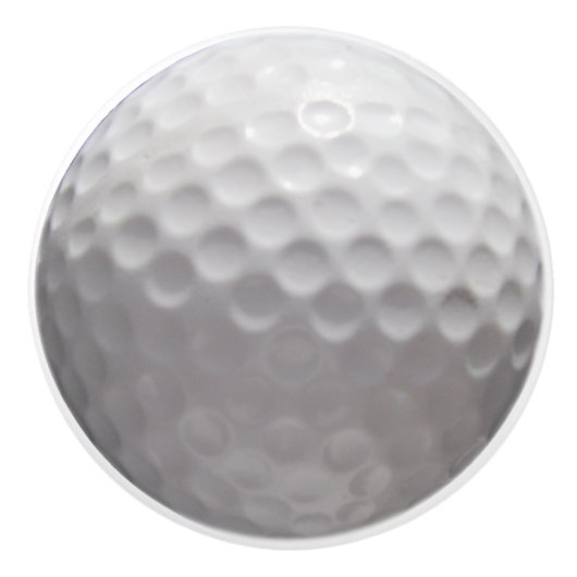 Golf Ball 2D-afbeelding Keramische Knop (Voorkant)