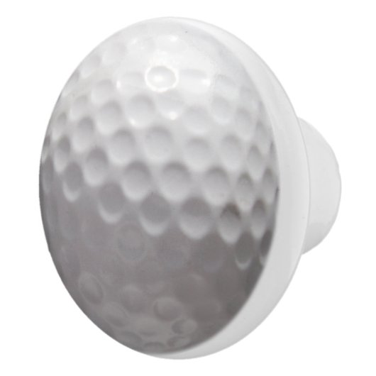 Golf Ball 2D-afbeelding Keramische Knop (Rechts)