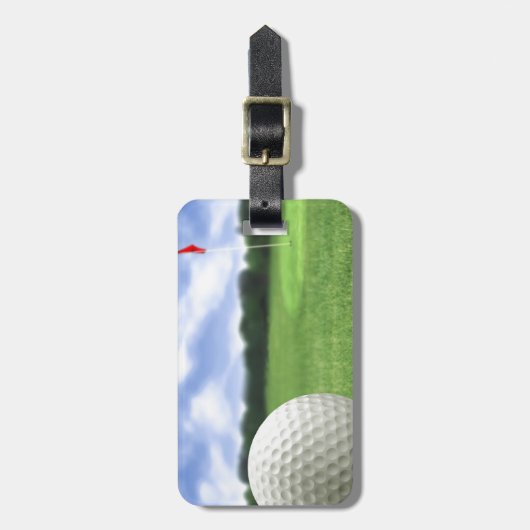 Golf Ball 4 Bagagelabel (Voorkant verticaal)