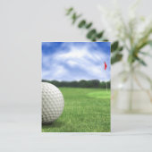 Golf Ball 4 Briefkaart (Staand voorkant)