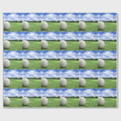 Golf Ball 4 Cadeaupapier (Vlak)