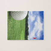 Golf Ball 4 Legpuzzel (Horizontaal)