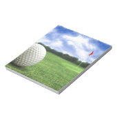 Golf Ball 4 Notitieblok (Linkerzijde)