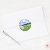 Golf Ball 4 Ronde Sticker (Envelop)