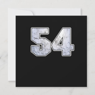 Golf Ball 54th Birthday Celebration Sport Gift Kaart