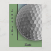 Golf Ball Aankondigingskaart (Voorkant)