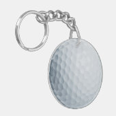 Golf Ball acrylsleutelhanger Sleutelhanger (Voorkant Links)