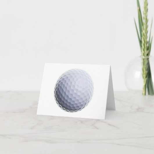 Golf Ball Background Gepersonaliseerd Sjabloon (Voorkant)