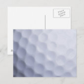 Golf Ball Background Gepersonaliseerd Sjabloon Briefkaart (Voorkant / Achterkant)
