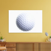 Golf Ball Background Gepersonaliseerd Sjabloon Canvas Afdruk (Insitu (Woonkamer))