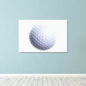 Golf Ball Background Gepersonaliseerd Sjabloon Canvas Afdruk (Insitu (Houten vloer))