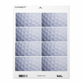 Golf Ball Background Gepersonaliseerd Sjabloon Etiket (Full Sheet)