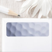 Golf Ball Background Gepersonaliseerd Sjabloon Etiket (Insitu)