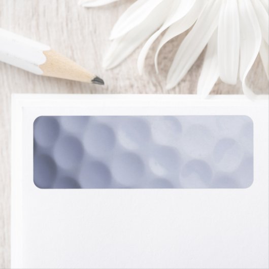 Golf Ball Background Gepersonaliseerd Sjabloon Etiket (Insitu)