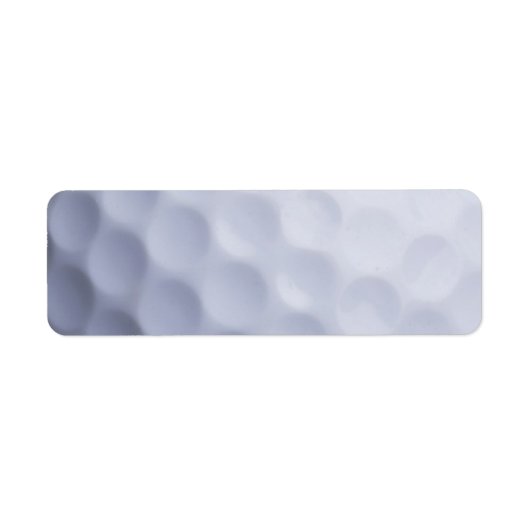 Golf Ball Background Gepersonaliseerd Sjabloon Etiket (Voorkant)