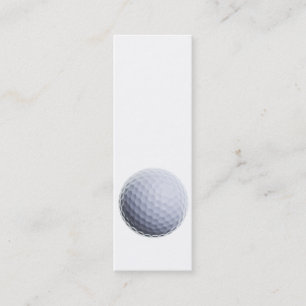 Golf Ball Background Gepersonaliseerd Sjabloon Mini Visitekaartje