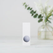 Golf Ball Background Gepersonaliseerd Sjabloon Mini Visitekaartje (Staand voorkant)
